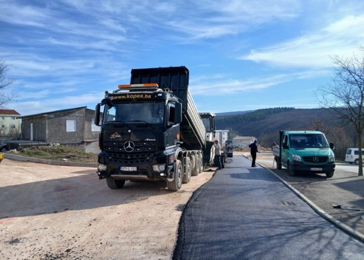 Široki Brijeg: Asfaltirana cesta ispod zaobilazne ceste, projekt vrijedan 170.000 KM