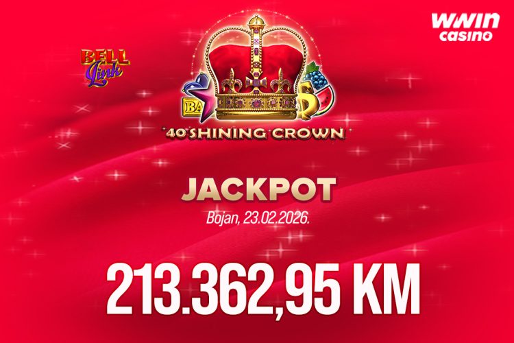 Jedan potez – velika priča! Bojan osvojio JACKPOT od 213.362,95 KM na WWIN-u!