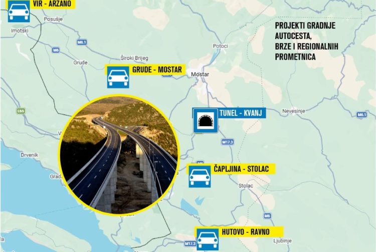 Hercegovina veliko gradilište: Prvi kilometri brze ceste, moderniziraju se regionalne…