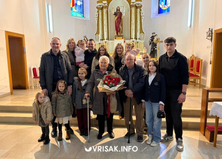 Danica i Jozo iz Gruda proslavili 60. obljetnicu braka
