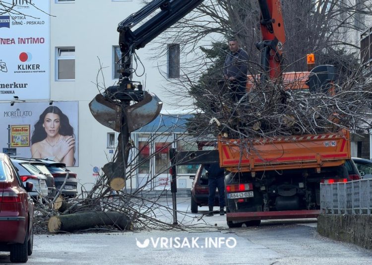 Široki Brijeg: Krunina strana puštena u promet, ispilana stabla