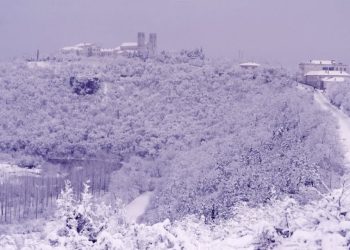 Iz prošlosti Širokog Brijega: Samostanski kompleks i gimnazija na Brigu pod snijegom