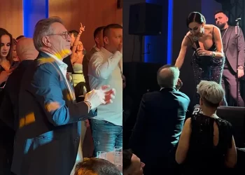 (VIDEO) Mamić prišao Ceci na koncertu, poljubio joj ruku, ona mu poručila da mu je fan