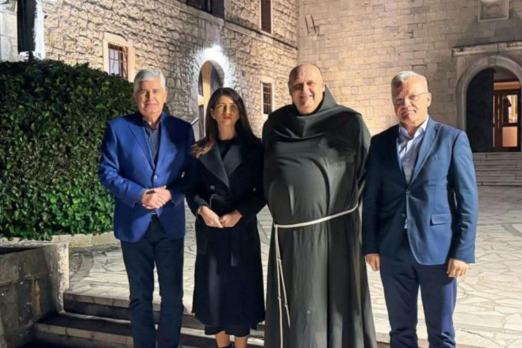 Čović, Filipović i Milas na Humcu