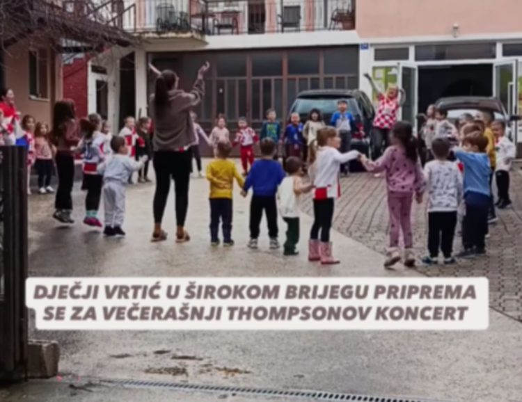 (VIDEO) Širokobriješki mališani se pripremaju za večerašnji Thompsonov koncert