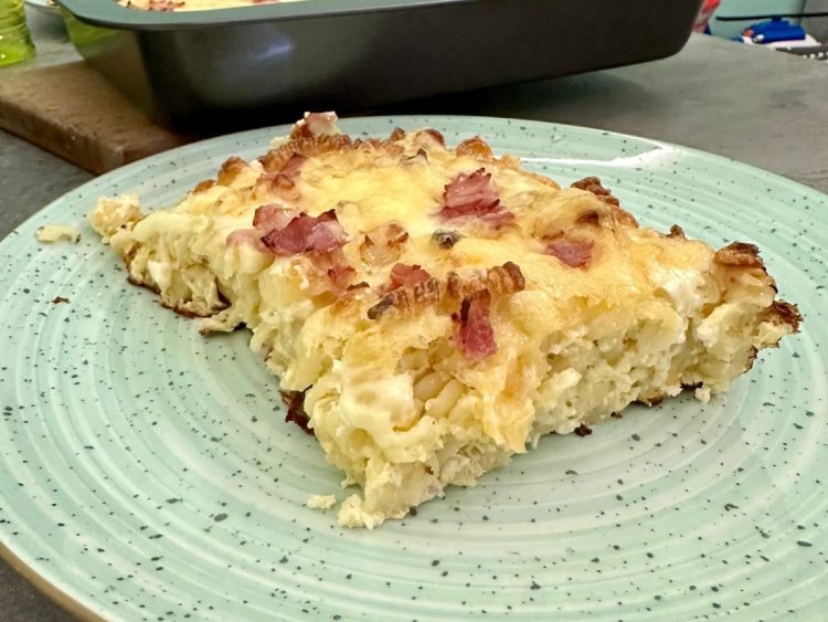 Zapečene makarone sa sirom i slaninom