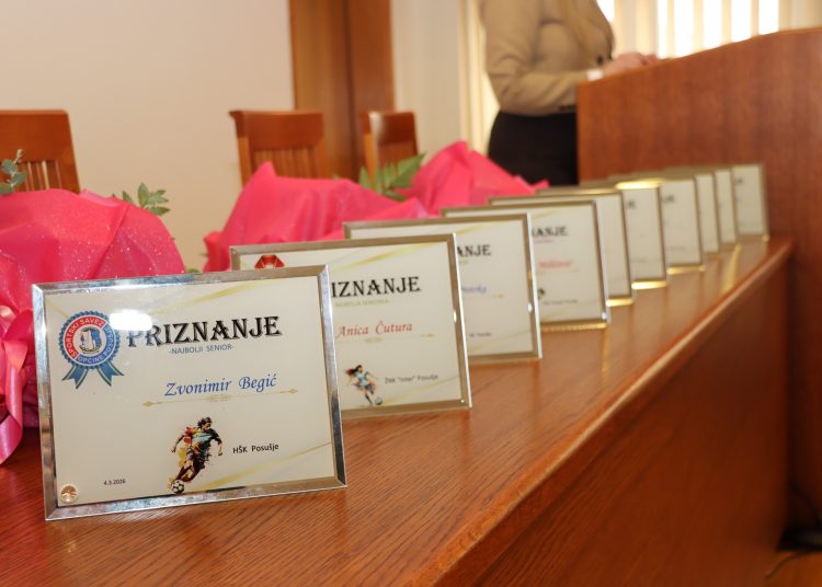 Svečano uručena godišnja priznanja najboljim športašima u Posušju