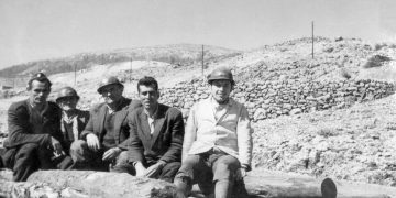 Iz prošlosti Širokog Brijega: Pripadnici službi na rudniku u Crnim Lokvama