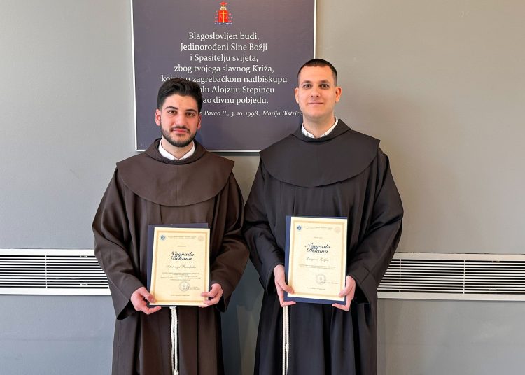 Dva mlada svećenika iz Širokog Brijega i Posušja dobitnici dekanovih nagrada