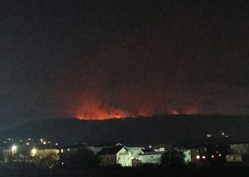 Veliki požar iznad Ljutog Doca na brdu Trtle: Vatrogasci u pripravnosti