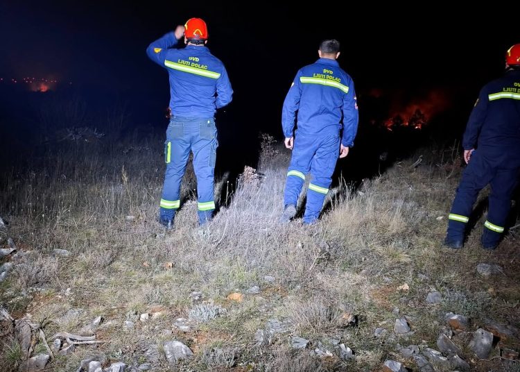 Požar u Ljutom Docu: Vatrogasci u noćnoj intervenciji spasili lovačke kuće
