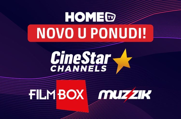 Novi filmski i glazbeni kanali na HOME.TV-u