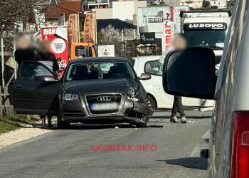 Prometna nezgoda u Širokom Brijegu, sudjelovala dva vozila