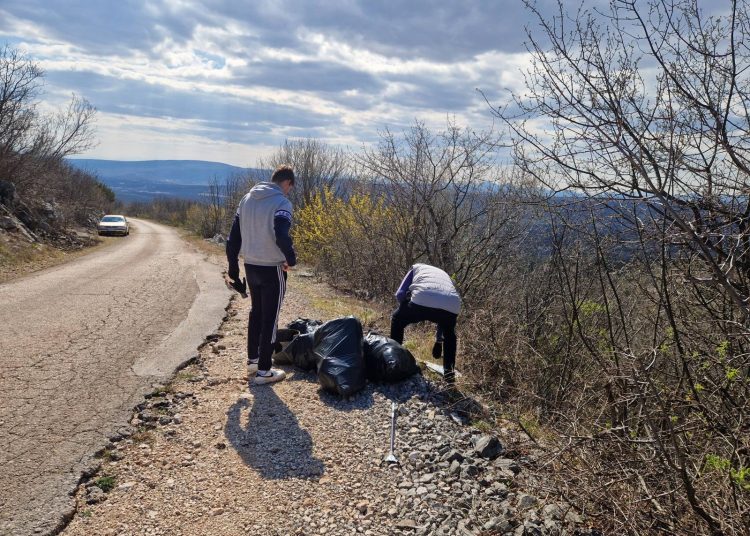 Široki Brijeg: U Crnim Lokvama uspješno odrađena akcija čišćenja smeća