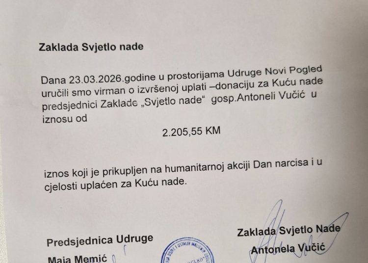 Foto: "Svjetlo nade"