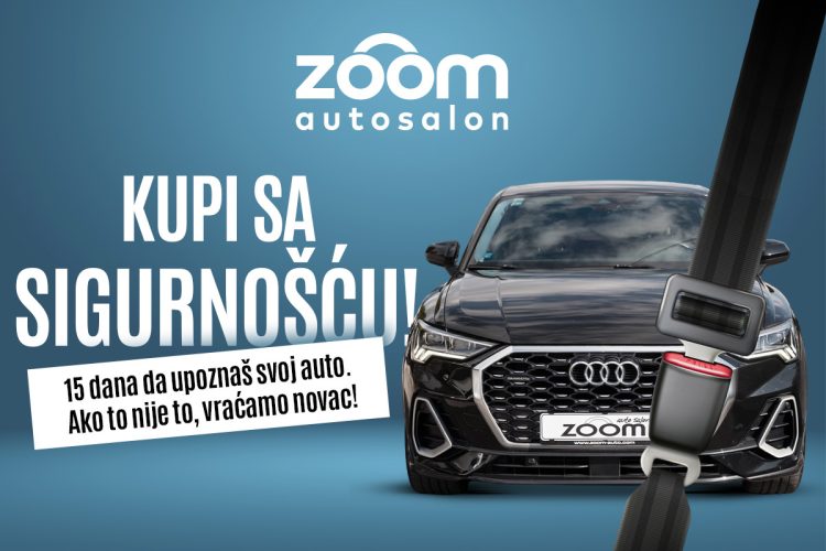 ZOOM autosalon prvi u BiH uvodi 15 dana testiranja vozila uz mogućnost povrata novca