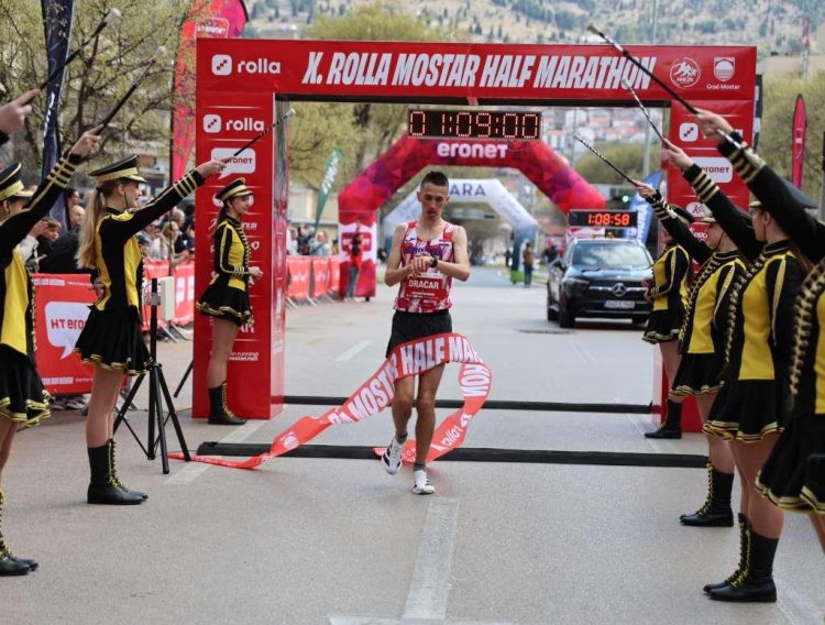Dračar pobjednik mostarskog polumaratona, drugi Stojanović
