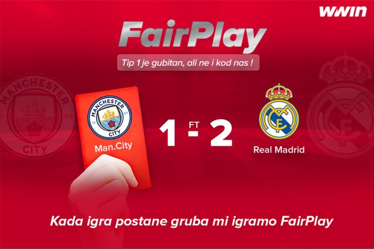 Crveni karton koji je promijenio sve – ali ne i tiket: WWIN FairPlay kvota 1 na djelu