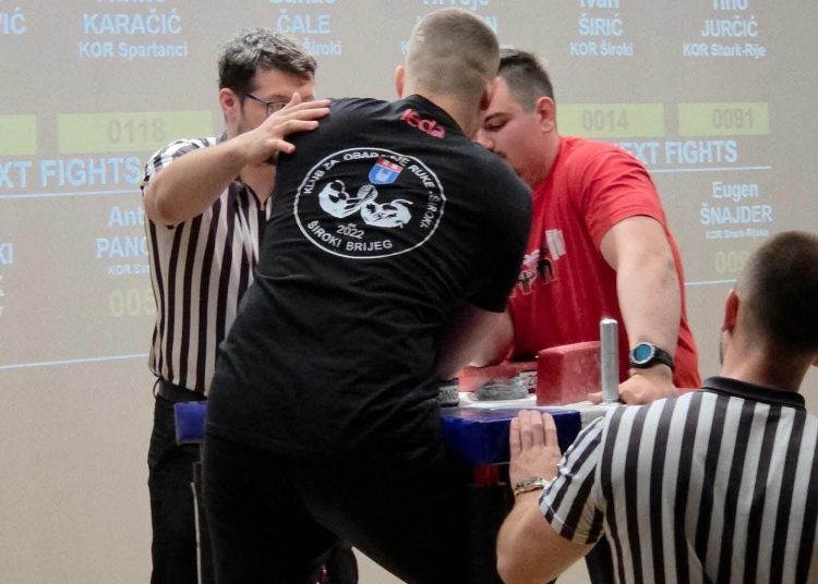 Širokobriješki obarači ruke ostvarili zapažene rezultate na Prvenstvu Hrvatske