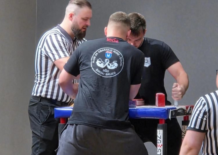 Širokobriješki obarači ruke ostvarili zapažene rezultate na Prvenstvu Hrvatske