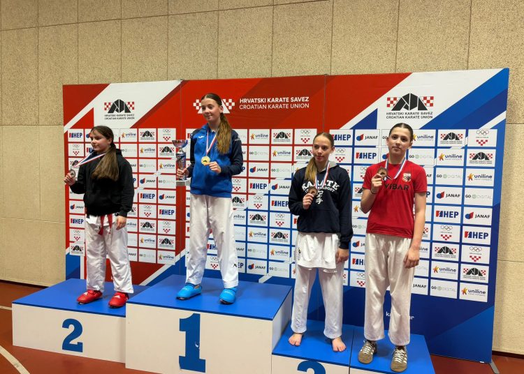 Karate klub “Široki” osvojio četiri medalje na Kupu Hrvatske