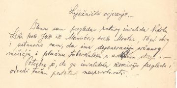 Liječničko uvjerenje iz 1928.: Počeci Doma zdravlja u Širokom Brijegu i sudbina ratnog invalida