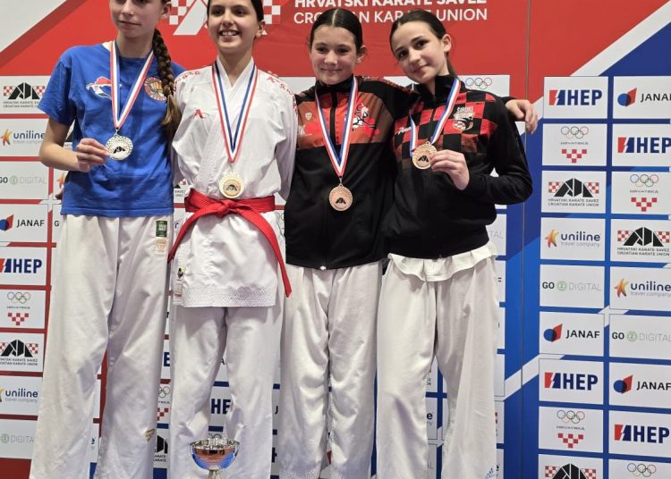 Karate klub “Široki” osvojio četiri medalje na Kupu Hrvatske
