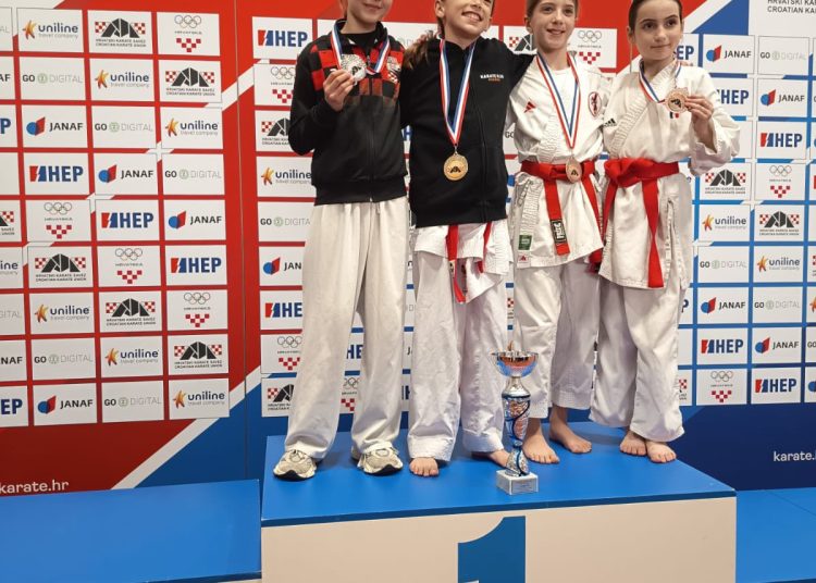 Karate klub “Široki” osvojio četiri medalje na Kupu Hrvatske