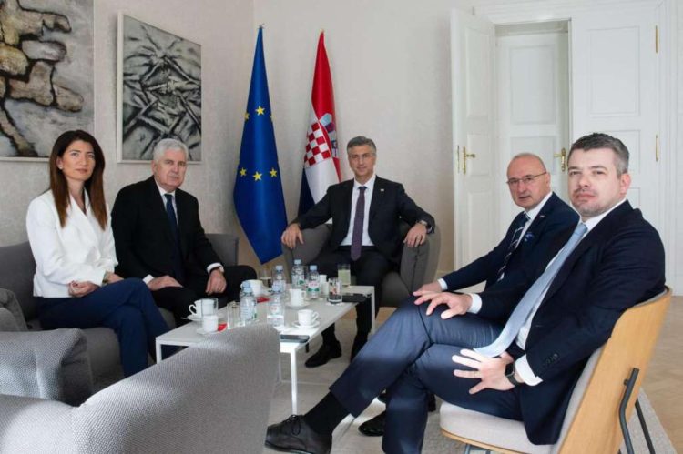 Čović i Filipović s Plenkovićem u Zagrebu: Ovo su bile teme razgovora