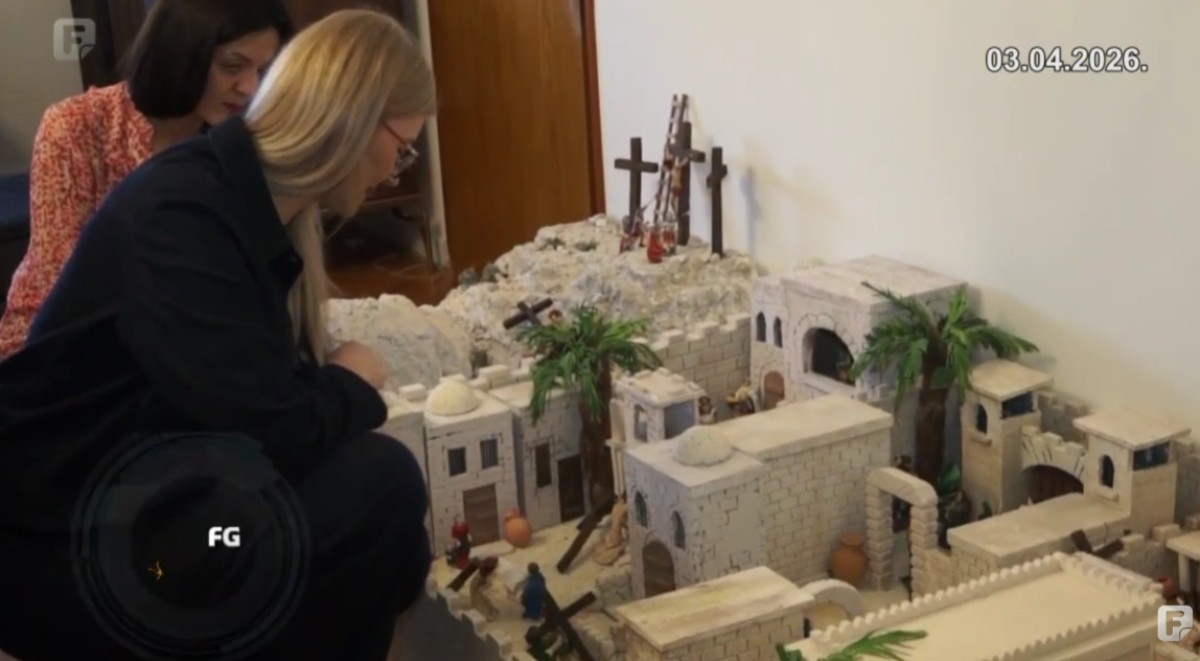 Širokobriježanka Ana Ćeškić godinama stvara jedinstveni prikaz Velikog tjedna