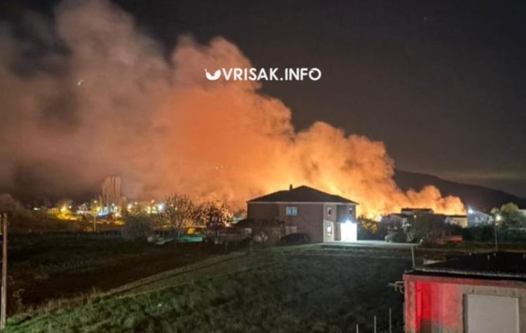 Veliki požar u Grudama: Vatra bukti ispod južne obilaznice