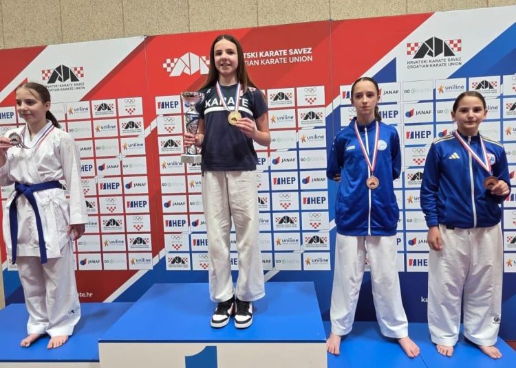 Članovi karate kluba Široki Brijeg uspješni na Kupu Hrvatske