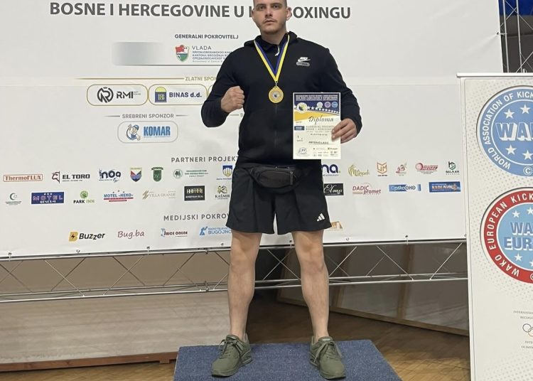Širokobriježanin osvojio naslov državnog prvaka BiH u kickboxingu