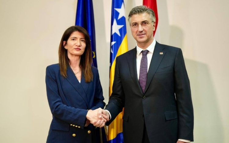 Plenković u Mostaru dao potporu kandidaturi Darijane Filipović