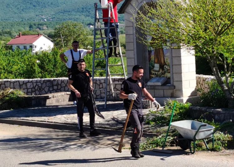 Široki Brijeg: Radna akcija u Uzarićima, zajedništvo na djelu