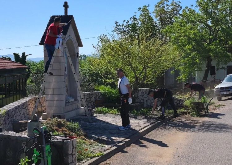 Široki Brijeg: Radna akcija u Uzarićima, zajedništvo na djelu