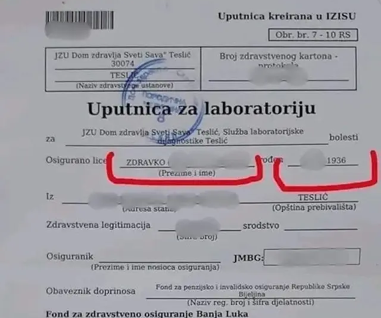Hit uputnica iz BiH: Evo na koju su pretragu liječnici poslali starijeg pacijenta