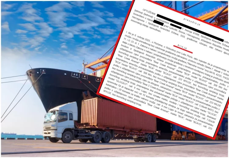 Pogledajte što je Ljubušak u kontejneru naručio da mu dođe u Ploče iz Amerike