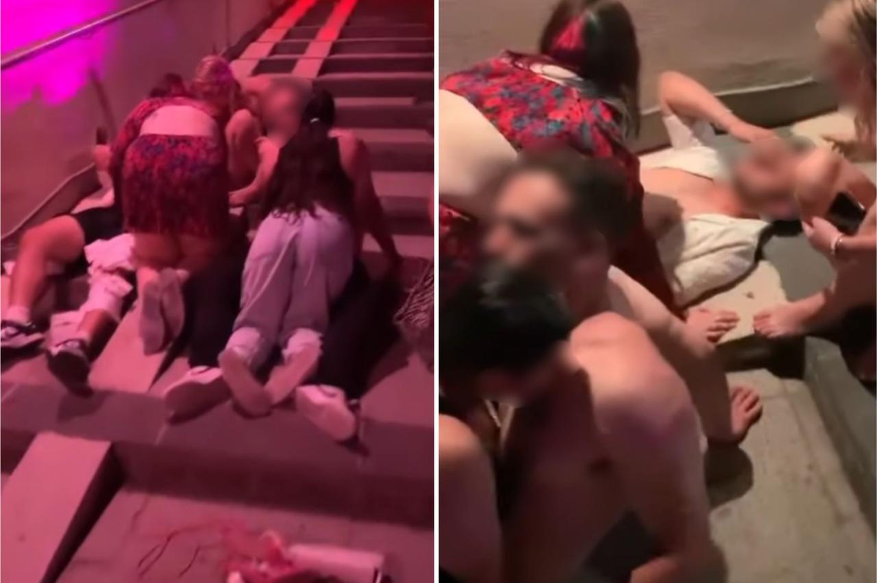 “Ubijeni od alkohola” na Bačvicama: Muškarci ležali na podu, djevojke puzale po njima “Ubijeni od alkohola” na Bačvicama: Muškarci ležali na podu, djevojke puzale po njima