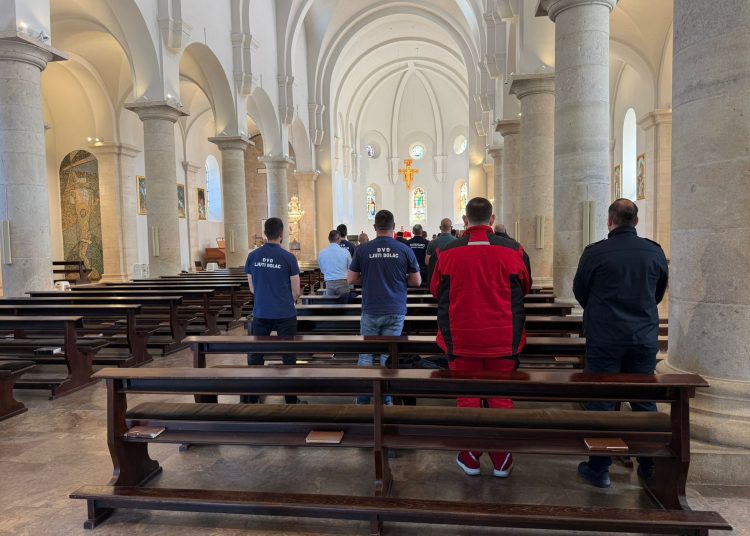 Misa i prijem za vatrogasce povodom blagdana svetog Florijana u Širokom Brijegu