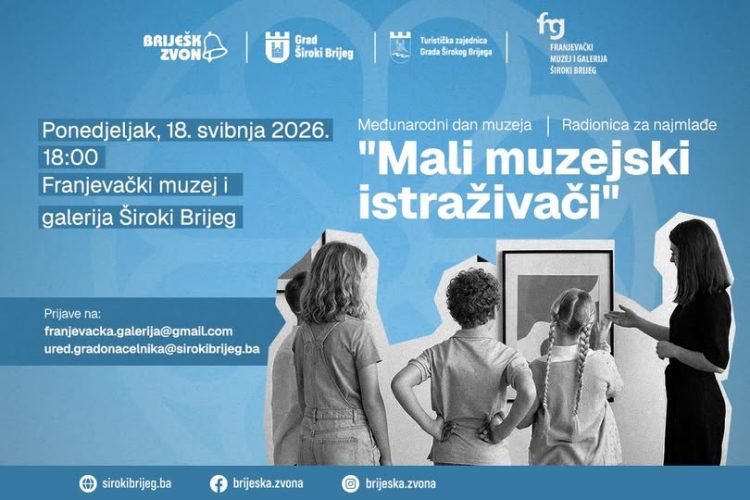 Široki Brijeg: Radionica „Mali muzejski istraživači“ u Franjevačkom muzeju i galeriji