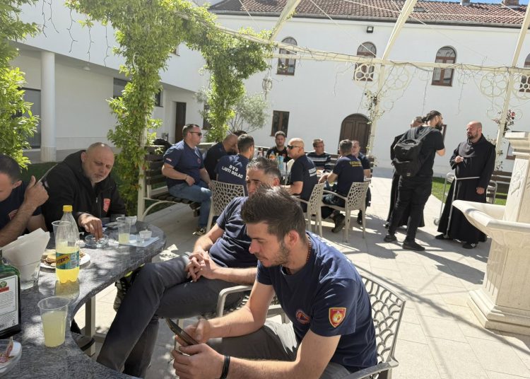 Misa i prijem za vatrogasce povodom blagdana svetog Florijana u Širokom Brijegu