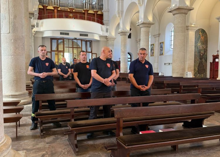 Misa i prijem za vatrogasce povodom blagdana svetog Florijana u Širokom Brijegu