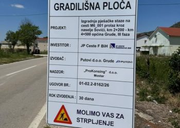 Grude: U tijeku milijunska ulaganja u prometnu infrastrukturu, evo što će se raditi