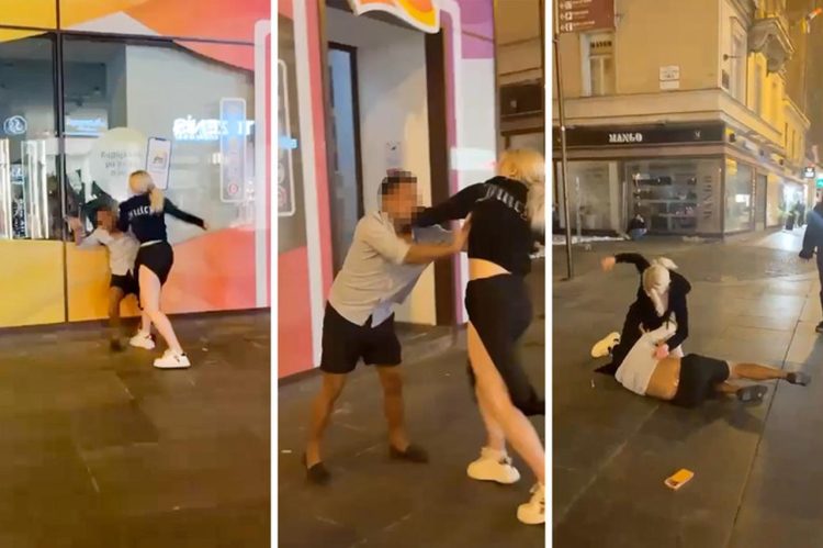 Uhićena djevojka koja je u centru Zagreba tukla stranog državljanina, snimka zgrozila javnost