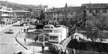 Široki Brijeg 1992. : Prometni kaos, kiosci i štandovi na svakom koraku