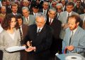 Na današnji dan 1993. godine: Prvi službeni posjet Franje Tuđmana i otvaranje Gimnazije fra Dominika Mandića u Širokom Brijegu