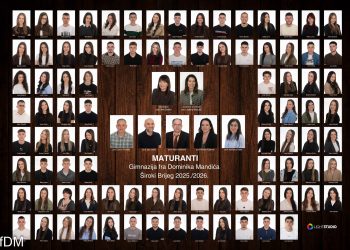Predstavljena 70. generacija maturanata Gimnazije fra Dominika Mandića u Širokom Brijegu
