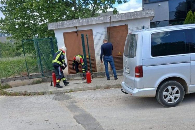 Požar na trafo stanici u industrijskoj zoni Tromeđa kod Čitluka