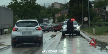 Prometna nezgoda u Dobriču kod Širokog Brijega, promet se odvija jednom trakom